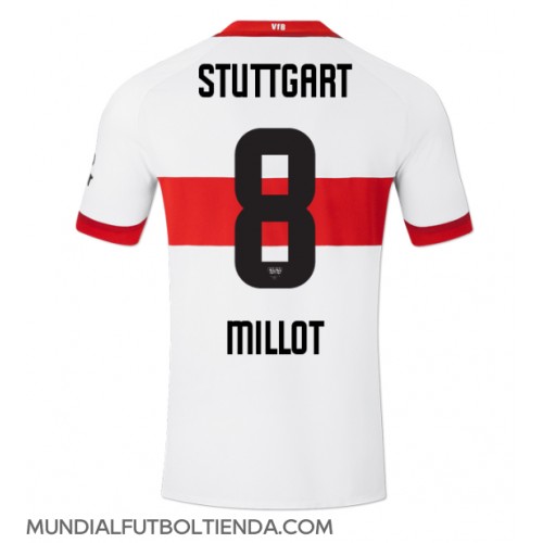 Camiseta Stuttgart Enzo Millot #8 Primera Equipación Replica 2024-25 mangas cortas